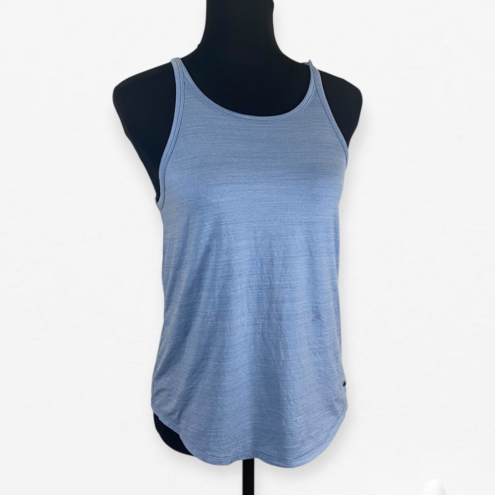 Nike Blue Women's Athletic Gym Dri-fit Tank Top S